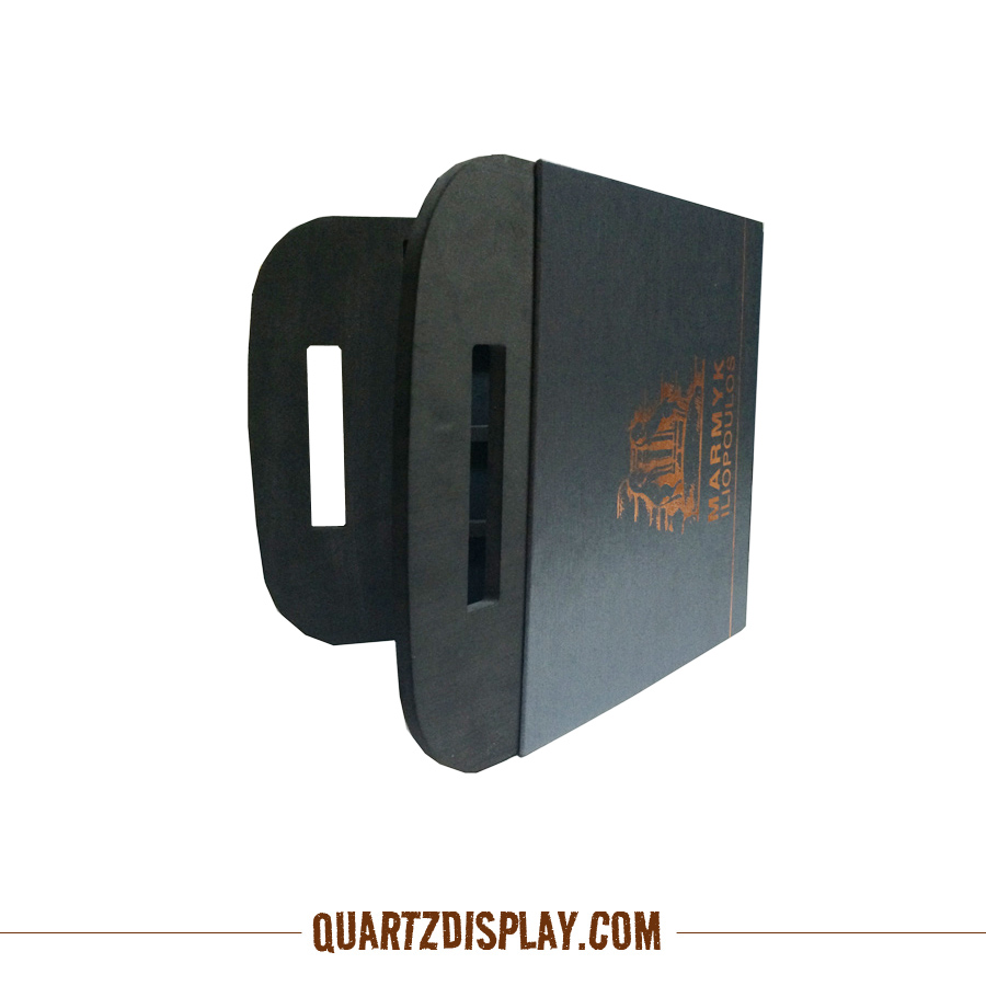 兩折16展紙質(zhì)+eva石材手提樣品冊-Py016